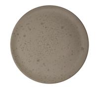 Premier Housewares Contemporary Grey Salad Plate|Stylish Stoneware Plate With Speckled Design|Durable Dinnerware Plate With Smooth Texture & Raised Edges|Everyday Dining Essential