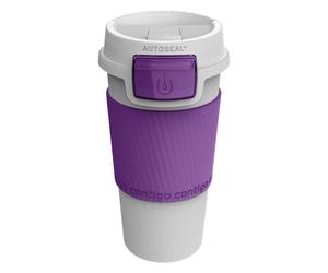 Premier Housewares Contigo Morgan White and Lilac Autoseal Mug - 355ml