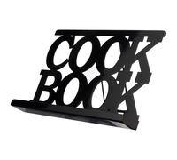 Premier Housewares Cook Book Stand for Recipe Book | Black Enamel Cookery Book Stand for Reading Cookbook | Recipe Book Holder Display Stand on your