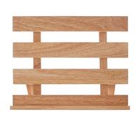 Premier Housewares Cook Book Stand, Wood, Natural, 17 x 29 x 24 cm