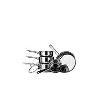 Premier Housewares Cookware Set Stainless Steel Saucepan Sets Sale Glass Lids Kitchen Set Steam Vent Cookware Cooking Pans Pan Set Of 5 Set