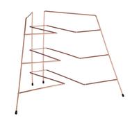 Premier Housewares Copper Plated Corner Plate Rack