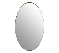 Premier Housewares Cora Gold Finish Oval Wall Mirror