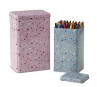 Premier Housewares Cosmic Design Set Of 2 Stellar Storage Canisters | Set Of Large And Small Tea Coffee Sugaer Canisters | Versatile Biscuit Canister | Airtight Kitchen Storage
