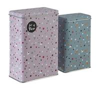Premier Housewares Tea Coffee Sugar Set Sugar Canister Purple Tea And Coffee Storage Jars Canisters Sets For The Kitchen Cookie Jars For Biscuits