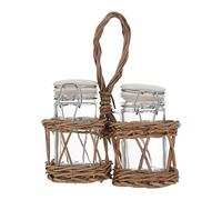 Premier Housewares Country Cottage Salt and Pepper Set - Set of 2, Grey