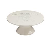 Premier Housewares Kitchen Cake Stand Cream Cake Stands Dolomite Cake Holder Cupcake Stand Cake Stands for Afternoon Tea Cake Plate 11x25x25 cm