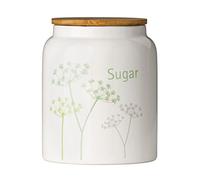 Premier Housewares Cow Parsley Sugar Canister - Cream