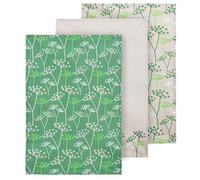 Premier Housewares Cow Parsley Tea Towels - Set of 3