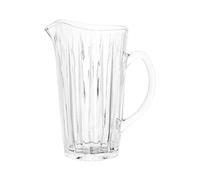 Premier Housewares Crystal Pitcher for Kitchen/Stylish Clear Crystal Water Jug/Versatile Serving Pitcher Jug for Drinks W13 x D19 x H23cm
