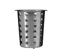 Premier Housewares Cutlery Caddy, 12 cm - Brushed Stainless Steel, Silver