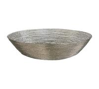 Premier Housewares Decorative Bowl, Metal, Nickel, Small