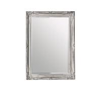 Premier Housewares Distressed White Finish Wall Mirror