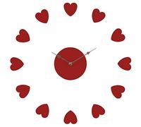 Premier Housewares DIY Heart Wall Clock - Red
