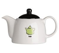 Premier Housewares Doodle Teapot, 1000 ml - White