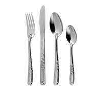 Premier Housewares Dorothy Cutlery Set, Stainless Steel - 16 Pieces