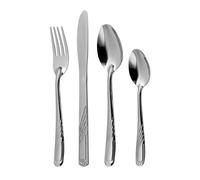 Premier Housewares Dorothy Cutlery Set, Stainless Steel - 16 Pieces