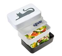 Premier Housewares Stylish Multi Compartments, Portable Lunch Box for Kids School, Offices, Bento Box for Travel