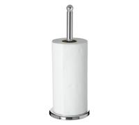 Premier Housewares Durable Design Chrome Roll Holder Versatile Roll Holder for Kitchen Sturdy Free Standing Toilet Roll Holder Compact Paper Towel