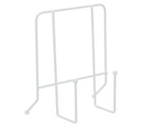 Premier Housewares Durable Design Matt White Finish Cookbook Stand | White Finish Recipe Book Stand For Kitchen | Elegant Stand For Cookbooks | Iron Constructed Cook Book Stand