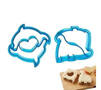 Premier Housewares Dinosaur and Dolphin Sandwich Cutters