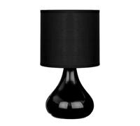 Bulbus Black Ceramic Table Lamp - Black