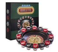 Premier Housewares Easily Maintained Shot Roulette | Minimised Spillage Of Our Drinking Roulette Game | Highly Giftable Roulette Wheel Game | Compact Roulette Drinking Game