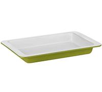 Premier Housewares Ecocook Baking Dish, Lime Green/White