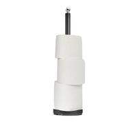 Premier Housewares Elegant Design Black Toilet Roll Holder | Stable Free Standing Toilet Roll Holders | Sturdy Paper Storage | Versatile Toilet Roll Holder With Black Base