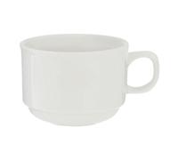 Premier Housewares Embossed White Cup
