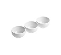 Premier Housewares Entre Serving Bowls - White Porcelain, Set of 3