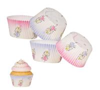 Premier Housewares Fairy 40pcs Large Cupcake Cases/ 40 Piece Paper Cupcake Cases/Greaseproof and Robust Muffin Cases/Enchanting Design/Dimensions Are W10 x D10 x H5cm/ Weight 0.05 For Each.