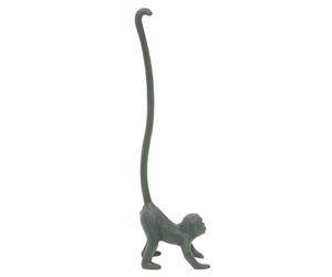 Premier Housewares Fauna Grey Monkey Toilet Roll Holder