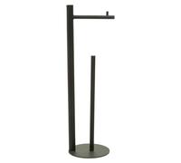 Premier Housewares Fay Black Toilet Roll Holder