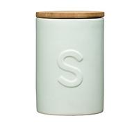 Functional Design Pale Blue Sugar Canister, Chic Design Dolomite Canister, Durable Canister For Ingredients