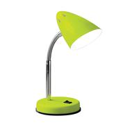 Premier Housewares Flexi Lime Green Desk Lamp with EU Plug