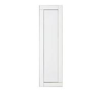 Premier Housewares Floorstanding Black Velvet Mirror