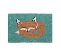 Fox Coir Doormat blue