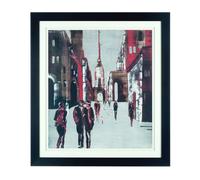 Premier Housewares Framed Drawing City Wall Art
