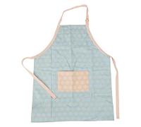 Premier Housewares Frosted Blue Apron For Cooking/Baking 100% Cotton Kitchen Aprons For Men And Women With Front Pockets And Adjustable Ties 68 x 1 x 87