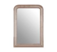 Premier Housewares Gaia Silver Wood Wall Mirror