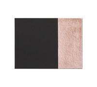 Premier Housewares Geome Dipped Black and Rose Gold Placemats