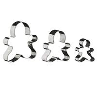 Premier Housewares Gingerbread Man 3pc Cutter Set
