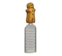 Premier Housewares Gingerbread Man Dessert Grater, Silver, H4 x W21 x D6cm