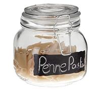 Premier Glass with Clip lid, Small Storage jar, 12x12x11