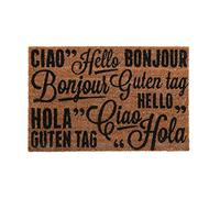 Premier Housewares Multicoloured Coir Doormat - Greetings