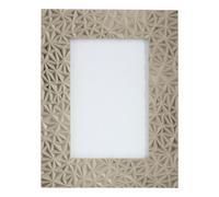 Premier Housewares Grey Photo Frame / Frames Geometric Design Picture Frames For Wall Contemporary Rectangular Photo Frames For Bedroom / Living Room