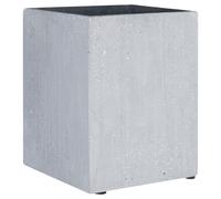 Premier Housewares Grey Polyresin Small Square Vase