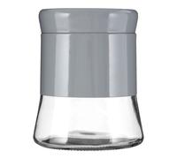 Premier Housewares Grey Steel Wrap Glass Storage Jar - 800ml