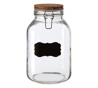 Premier Housewares Grocer Large Wooden Lid Storage Jar